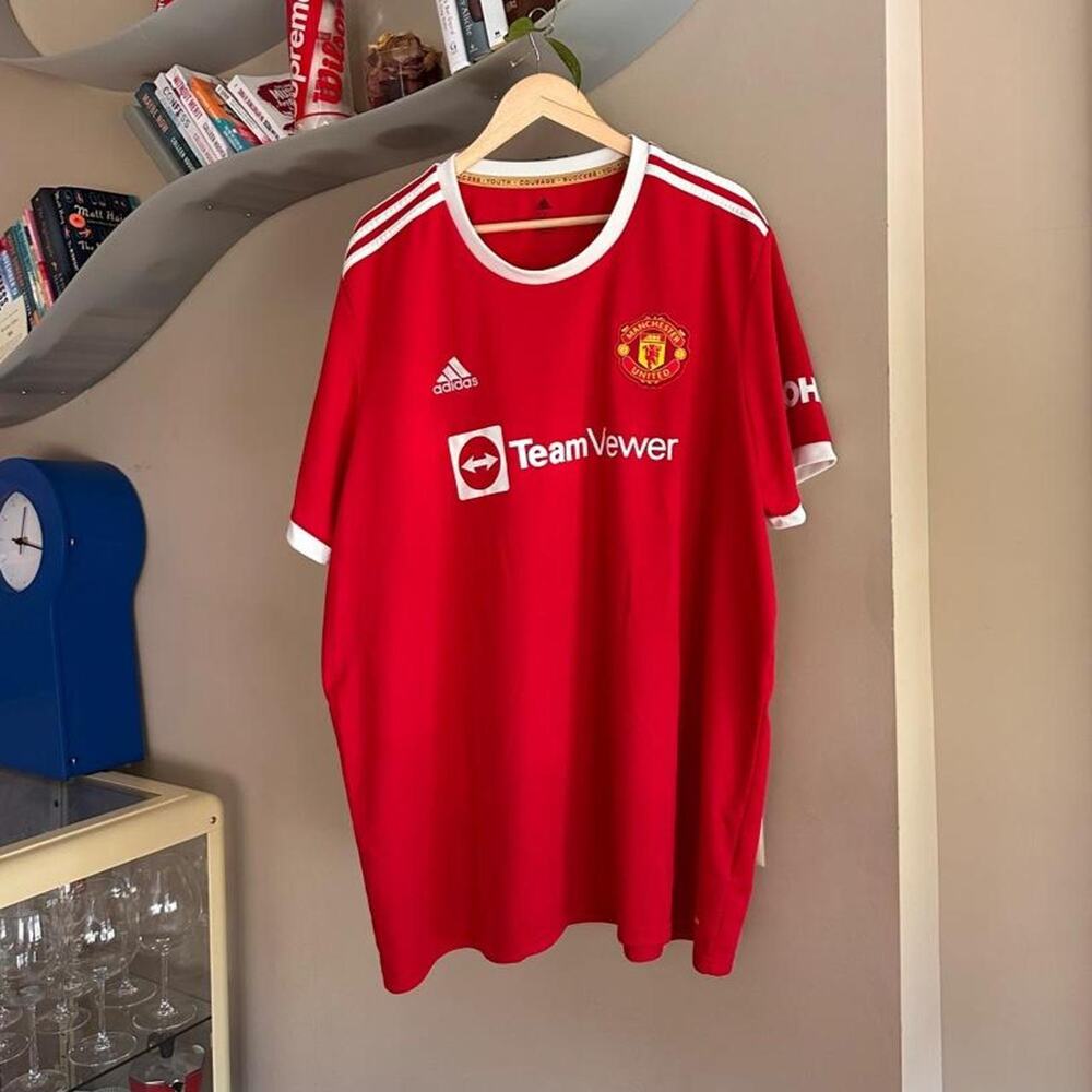 Vintage Y2K Adidas Manchester United Home Jersey